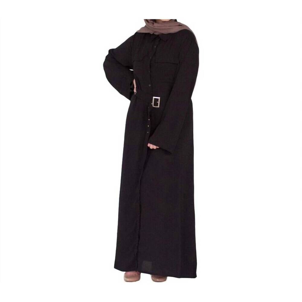 NEW VERONA COLLECTION luisa maxi dress in black